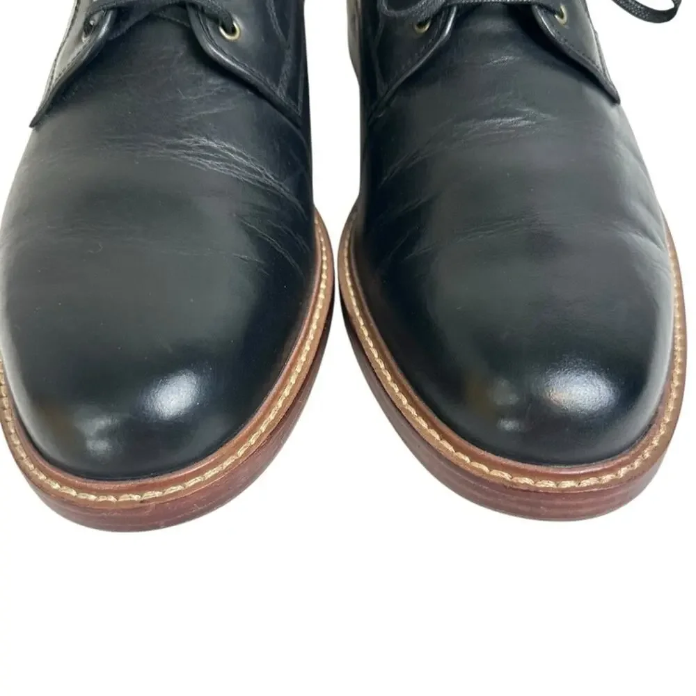 Cole Haan Tyler Grand Plain Toe Derby Lace Up Oxford Black Size 10.5